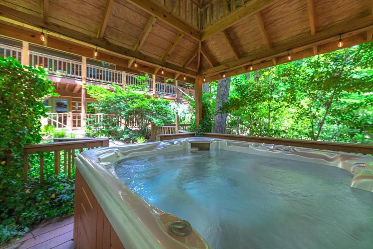 Waterfront Mountain Cabin With Hot Tub Blue Ridge Exterior photo