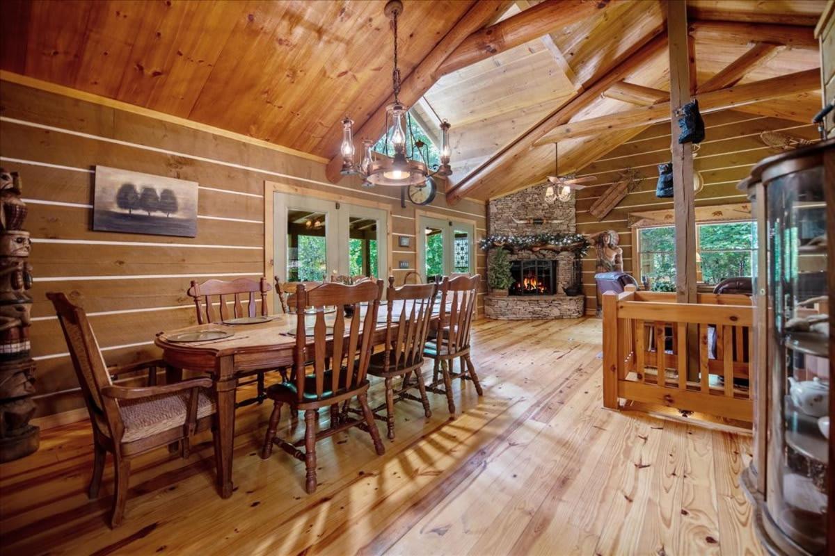 Waterfront Mountain Cabin With Hot Tub Blue Ridge Exterior photo