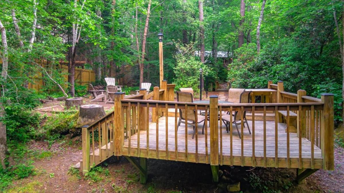 Waterfront Mountain Cabin With Hot Tub Blue Ridge Exterior photo