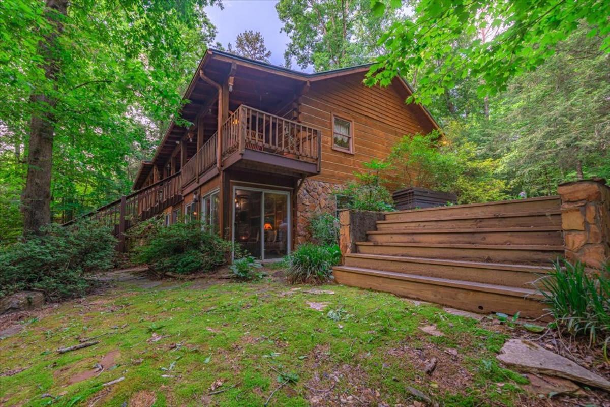 Waterfront Mountain Cabin With Hot Tub Blue Ridge Exterior photo