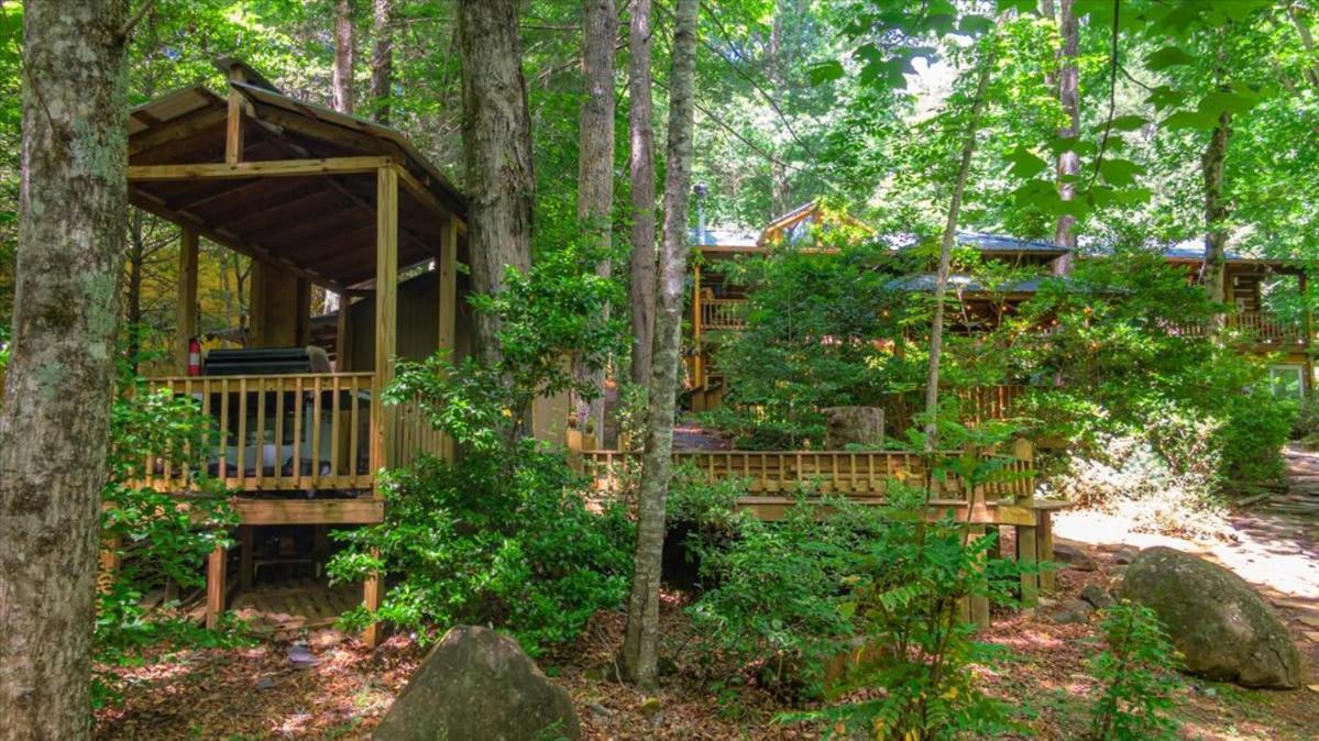 Waterfront Mountain Cabin With Hot Tub Blue Ridge Exterior photo