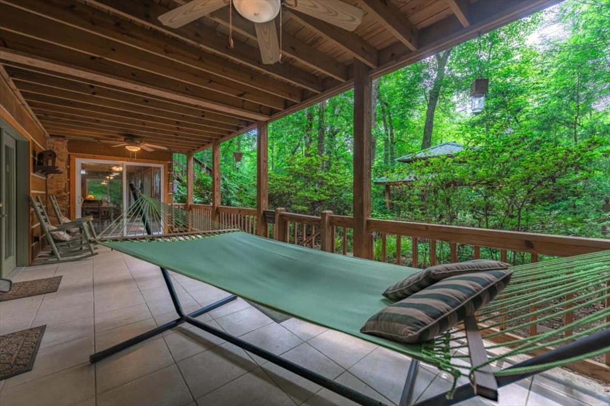 Waterfront Mountain Cabin With Hot Tub Blue Ridge Exterior photo