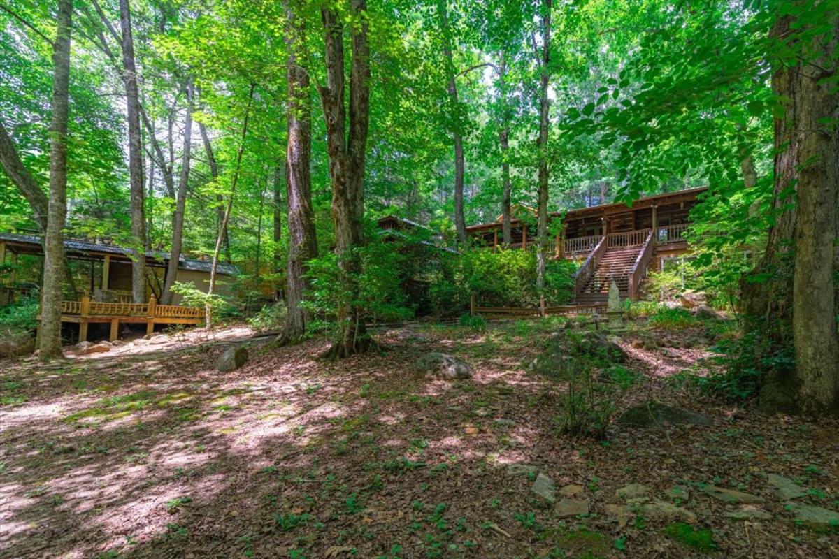 Waterfront Mountain Cabin With Hot Tub Blue Ridge Exterior photo