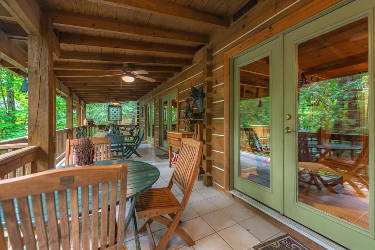 Waterfront Mountain Cabin With Hot Tub Blue Ridge Exterior photo