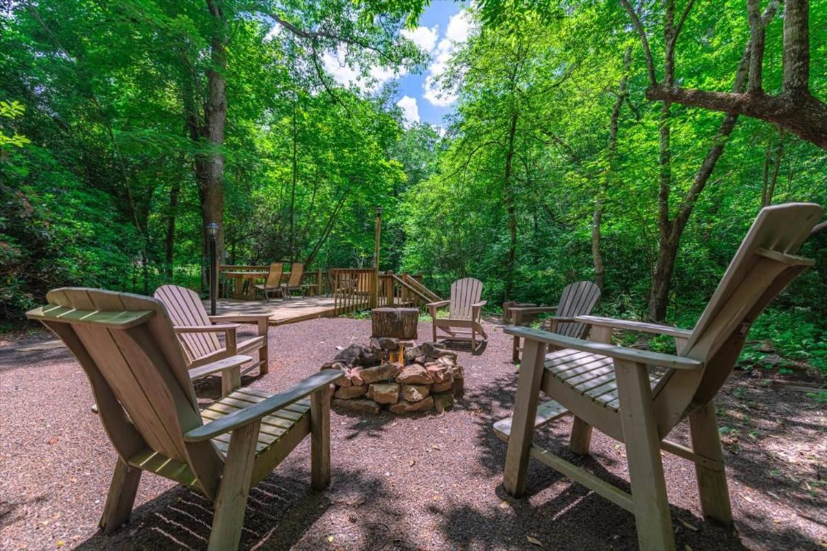 Waterfront Mountain Cabin With Hot Tub Blue Ridge Exterior photo