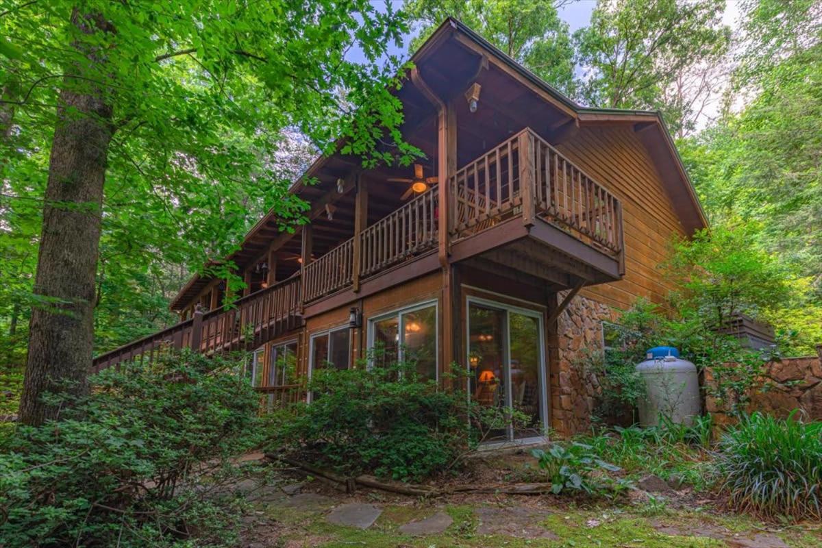 Waterfront Mountain Cabin With Hot Tub Blue Ridge Exterior photo