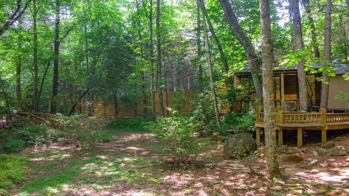 Waterfront Mountain Cabin With Hot Tub Blue Ridge Exterior photo