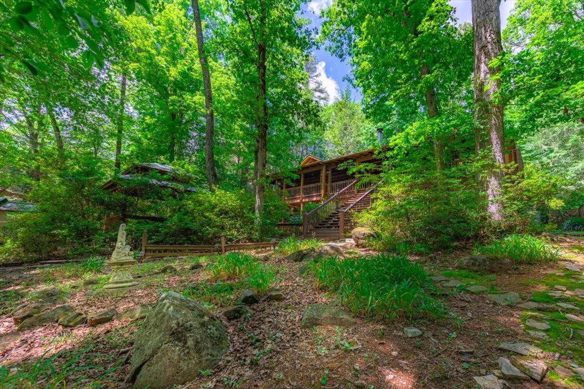 Waterfront Mountain Cabin With Hot Tub Blue Ridge Exterior photo