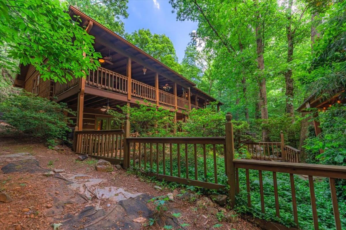 Waterfront Mountain Cabin With Hot Tub Blue Ridge Exterior photo