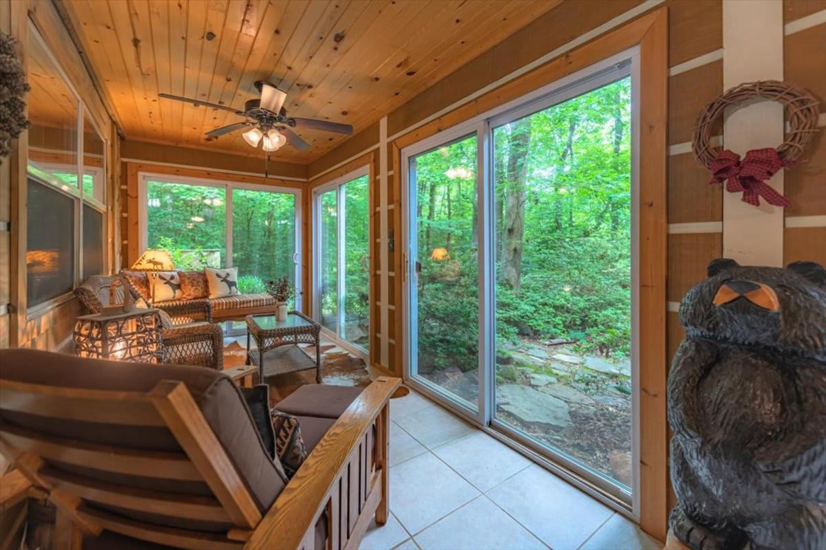 Waterfront Mountain Cabin With Hot Tub Blue Ridge Exterior photo
