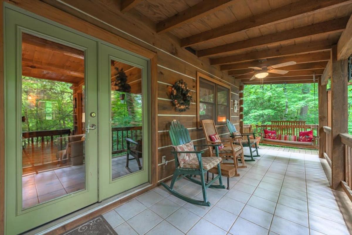 Waterfront Mountain Cabin With Hot Tub Blue Ridge Exterior photo