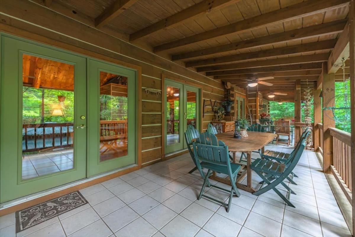 Waterfront Mountain Cabin With Hot Tub Blue Ridge Exterior photo
