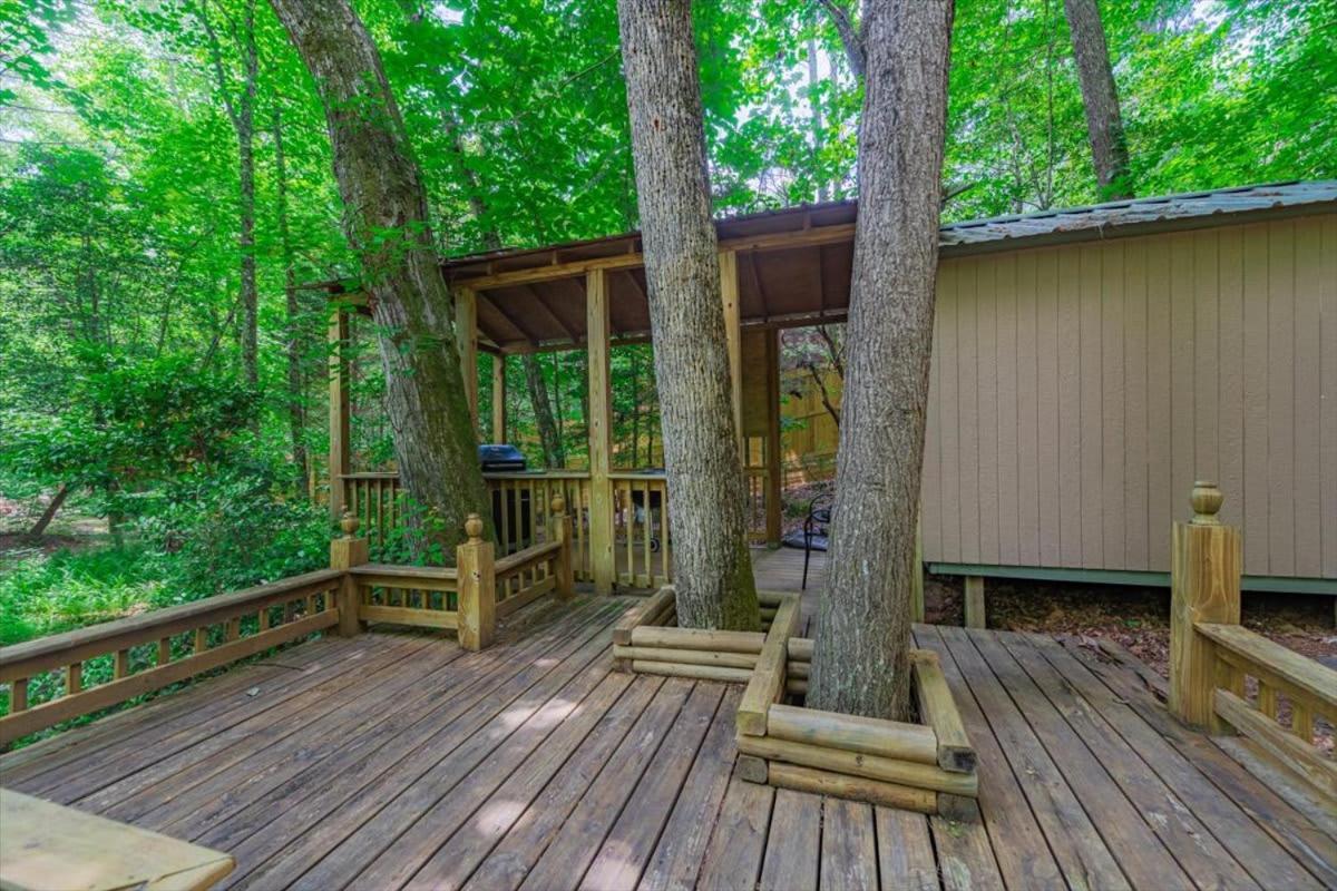 Waterfront Mountain Cabin With Hot Tub Blue Ridge Exterior photo